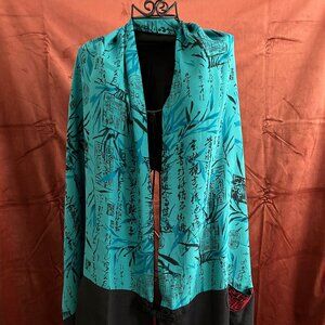 Gorgeous Silk Wrap w pockets - NWOT